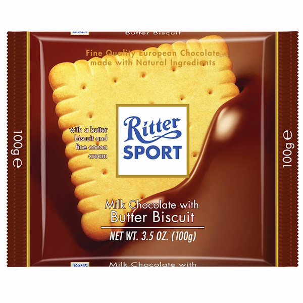 Ritter Sport Butter Biscuit Chocolate Bar